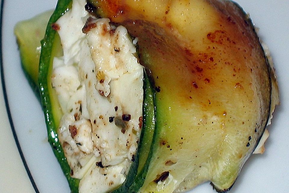 Zucchini-Käse-Spieße