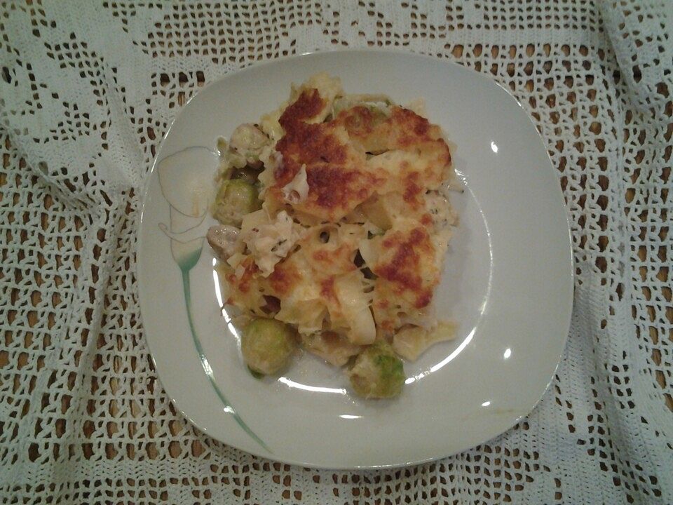 Nudelauflauf mit Rosenkohl von Black_Angel1977| Chefkoch