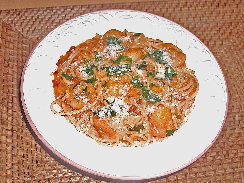 Spaghetti in Marsalasoße mit Garnelen von scarlett05| Chefkoch