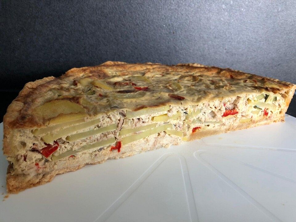 Gemüse-Quiche mit Thunfisch von ramona_lisa| Chefkoch