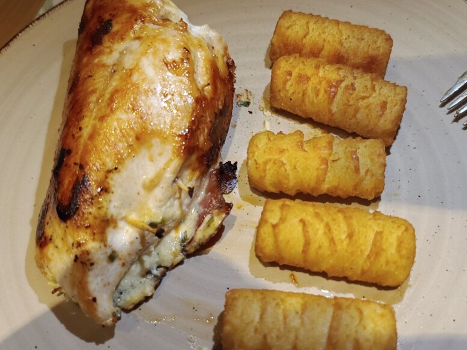 Putenfilets gefüllt mit Schwarzwälder Schinken und Frischkäse von ... Putenfilets gefüllt mit Schwarzwälder Schinken und Frischkäse von ...