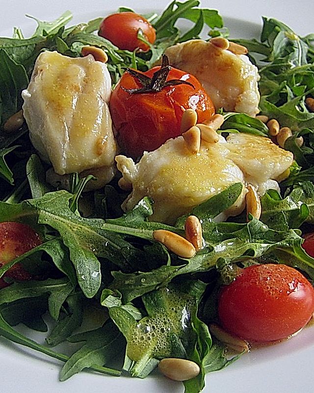 Seeteufel - Rucola - Salat