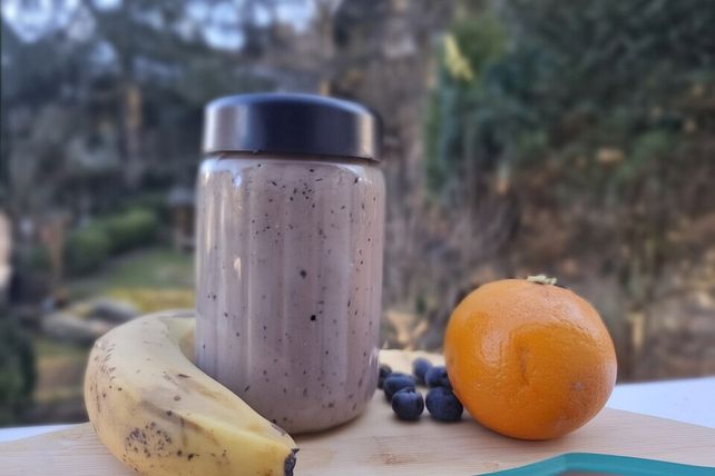 Bananen-Heidelbeeren-Orangen-Smoothie von domino3| Chefkoch