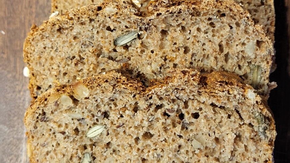 Schnelles, leckeres Vollkornbrot ohne Gehzeit von Dosiris| Chefkoch