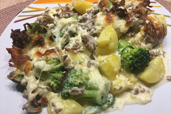 Hack - Kartoffel - Brokkoli - Auflauf von Patrischa | Chefkoch