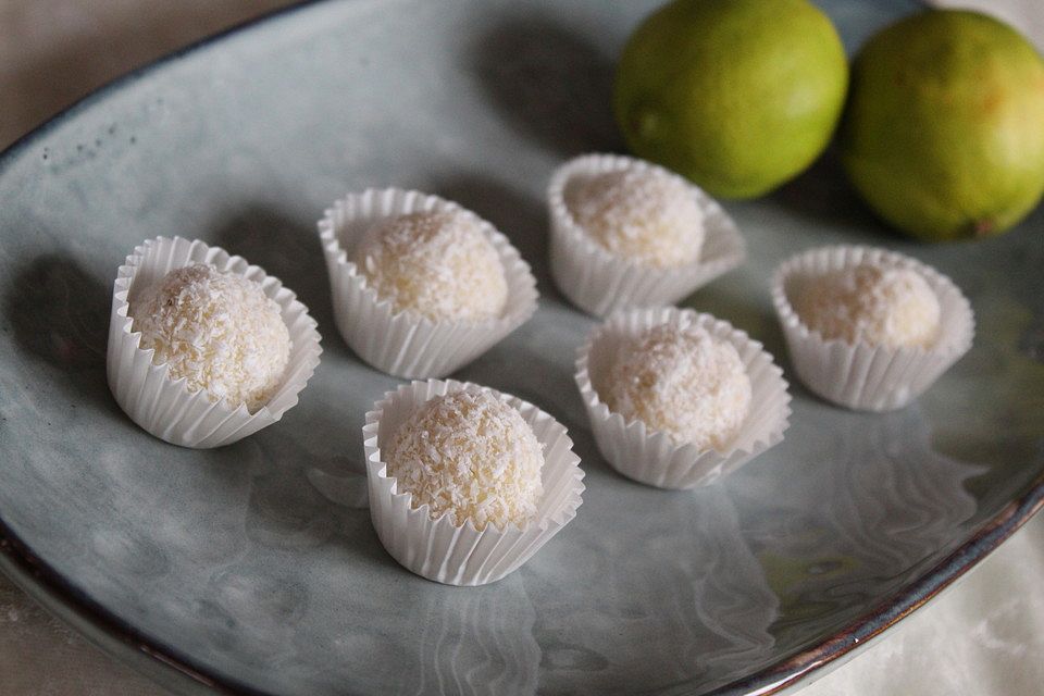 Erfrischende Limetten - Kokosnuss - Trüffel