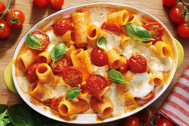 Cremiger Nudelauflauf mit würziger Tomatensauce von Ostmann| Chefkoch Cremiger Nudelauflauf mit würziger Tomatensauce von Ostmann| Chefkoch