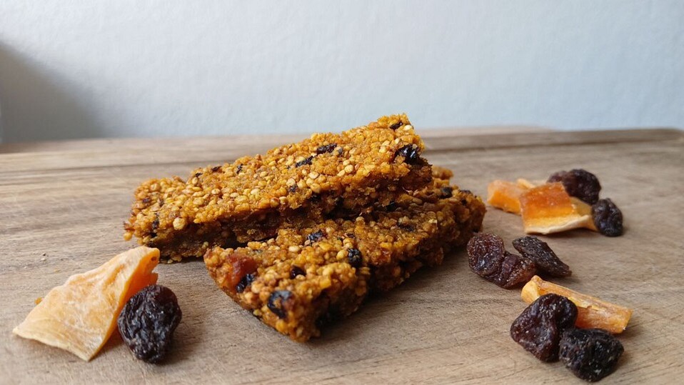 Müsliriegel Curry-Mango von Cadhrien Müsliriegel Curry-Mango von Cadhrien