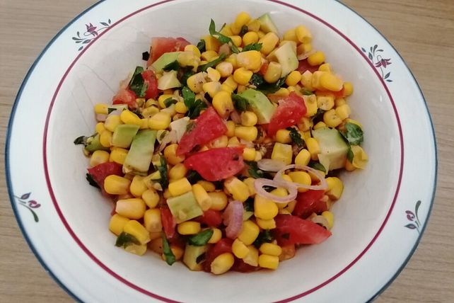 Avocado-Maissalat mit Tomate von korinte777| Chefkoch Avocado-Maissalat mit Tomate von korinte777| Chefkoch