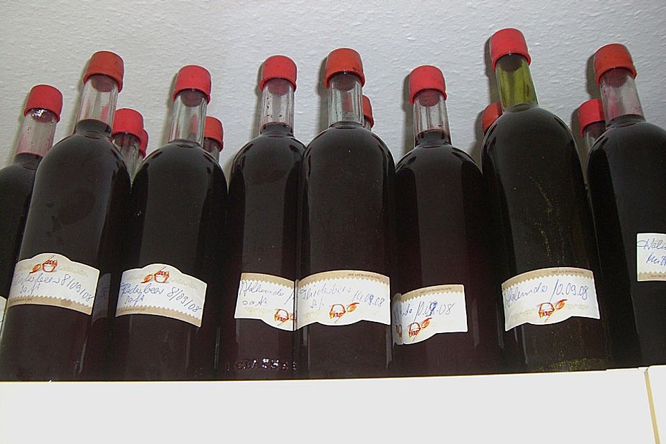 Holundersaft bei Erkältung / Basissaft