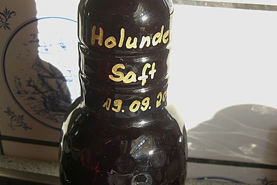 Holundersaft bei Erkältung / Basissaft
