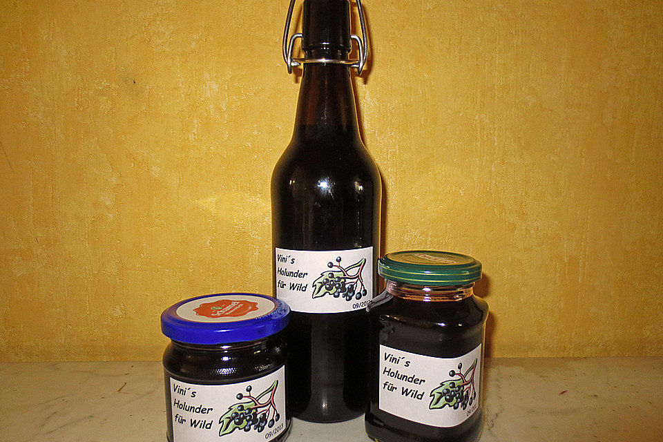 Holundersaft bei Erkältung / Basissaft