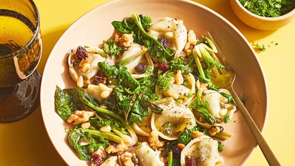 Spinat-Ricotta-Nudeln