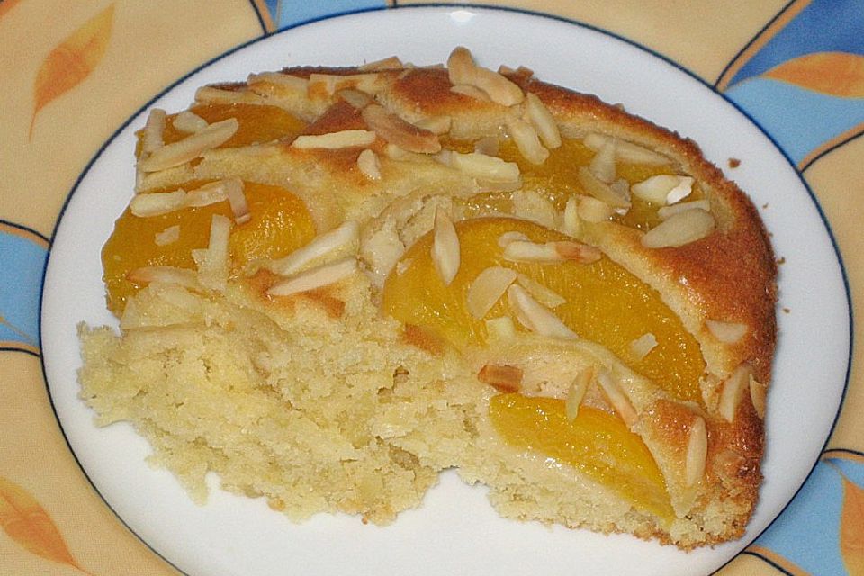 Pfirsich - Mandel - Kuchen