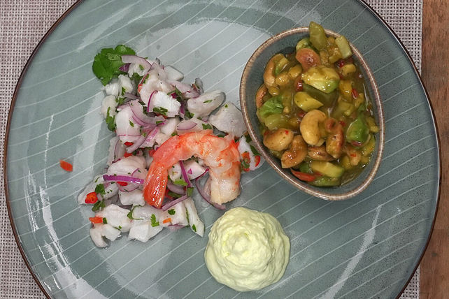 Ceviche mit asiatischem Salat von DasperfekteDinner| Chefkoch