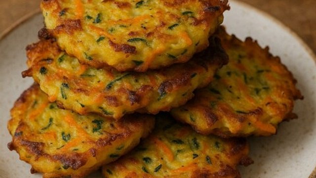 Kartoffelpuffer mit Zucchini und Möhre von Ungara