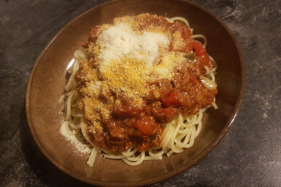 Penne mit Thunfischsoße