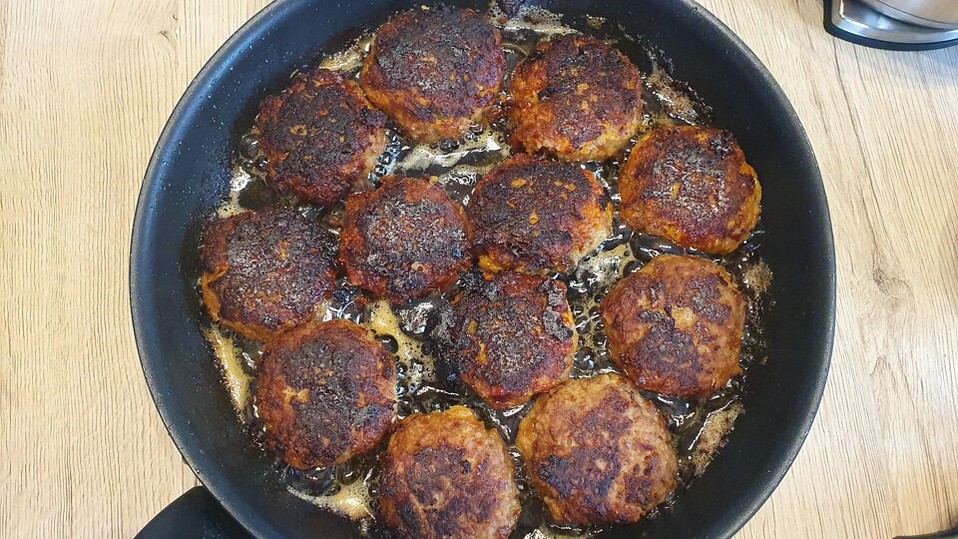 Chili-Cheese-Frikadellen von inghues Chili-Cheese-Frikadellen von inghues