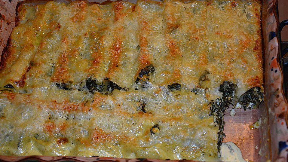 Cannelloni mit Spinat - Feta - Füllung von Maharet Cannelloni mit Spinat - Feta - Füllung von Maharet