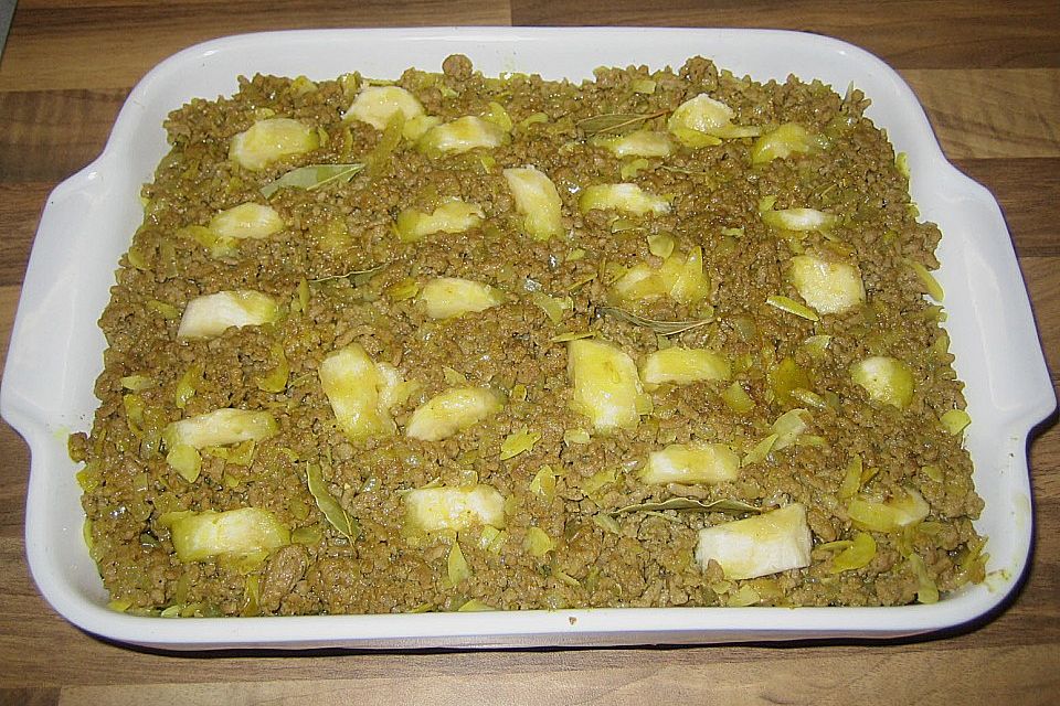 Bobotie Hackauflauf Bobotie Hackauflauf