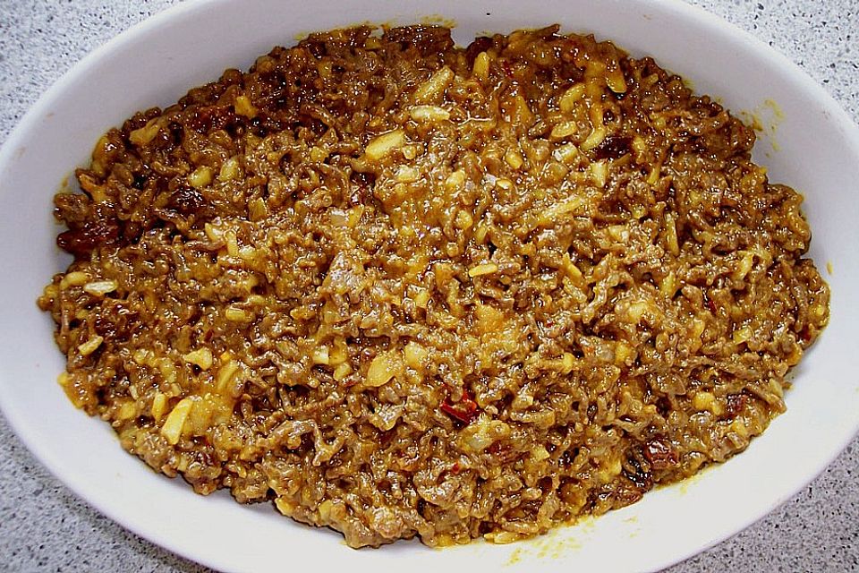 Bobotie Hackauflauf Bobotie Hackauflauf