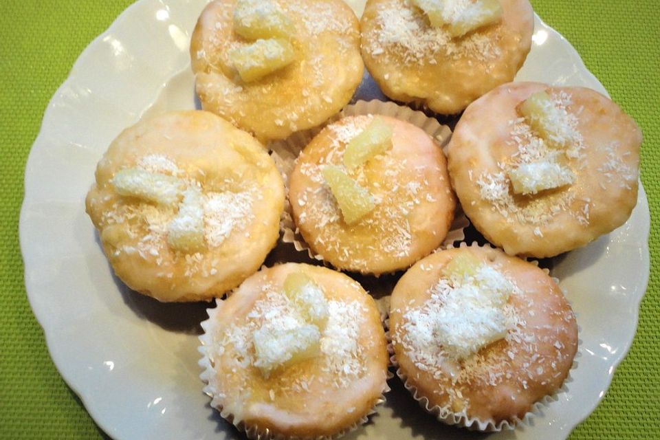 Ananas - Kokos - Muffins