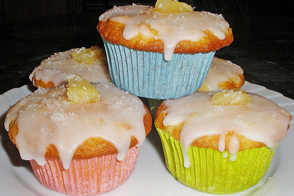 Ananas - Kokos - Muffins