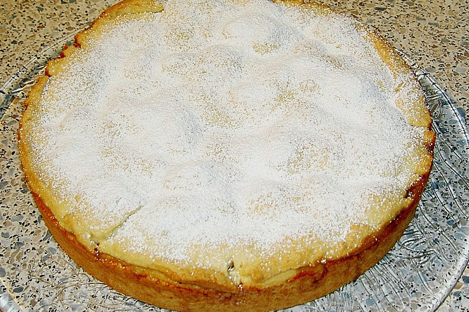 Gedeckter Apfelkuchen