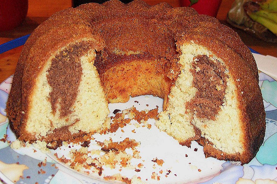 Marmorkuchen im Gugelhupf Marmorkuchen im Gugelhupf