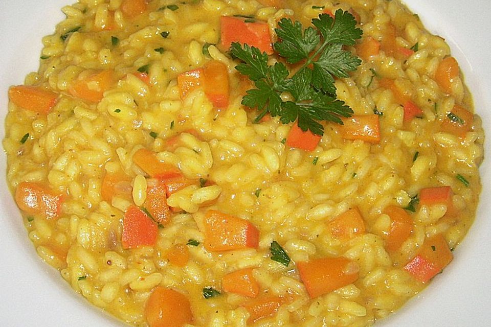 Thailändisches Kürbisrisotto