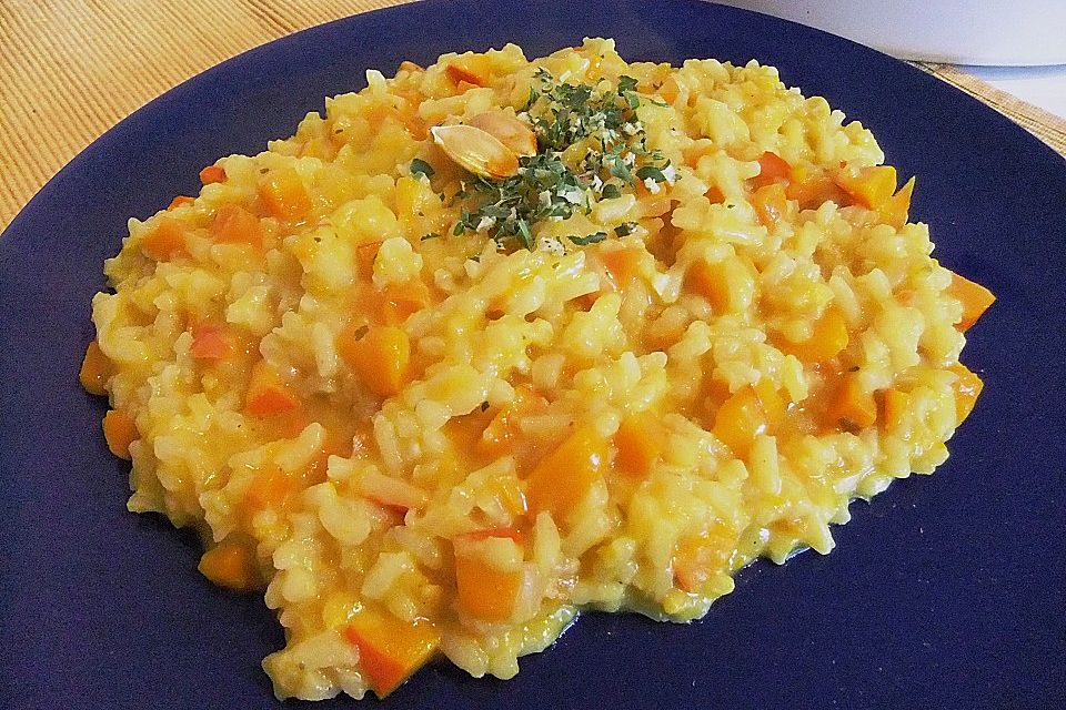 Thailändisches Kürbisrisotto