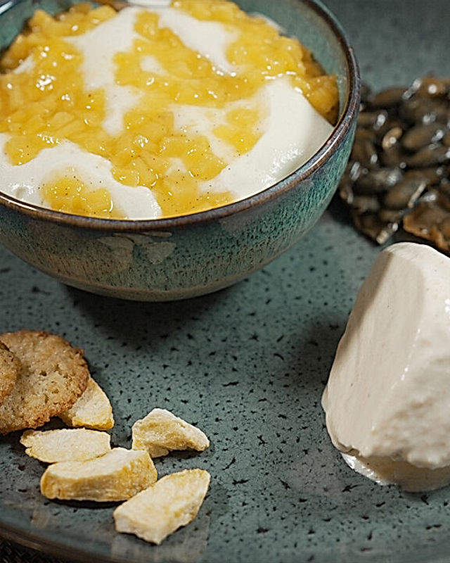 Der Pfirsich - Ei | Mascarpone | Sahne | Frucht von Das perfekte Dinner