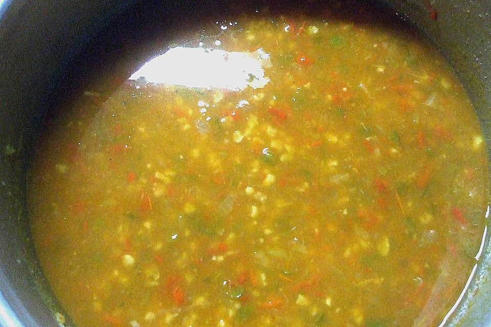 Paprika - Grünkern - Suppe