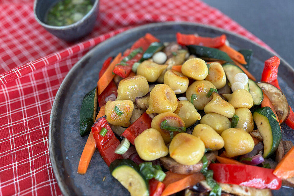 Gefüllte Gnocchi Was Dazu