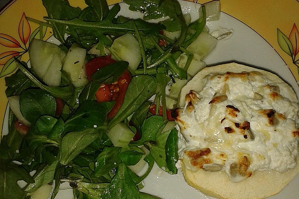 Gebackene Äpfel mit Ziegenkäse