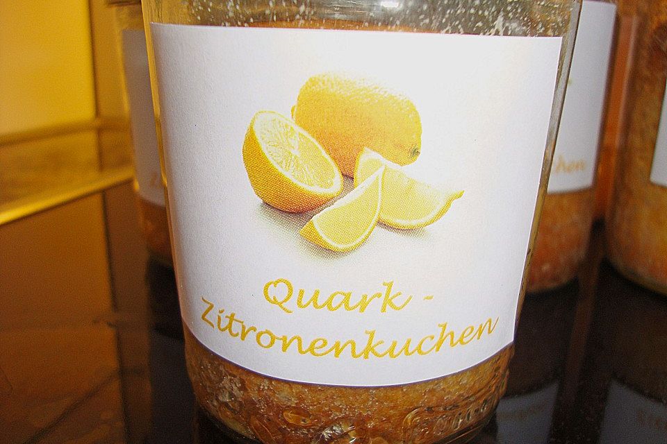 Eingemachter Quark - Zitronenkuchen