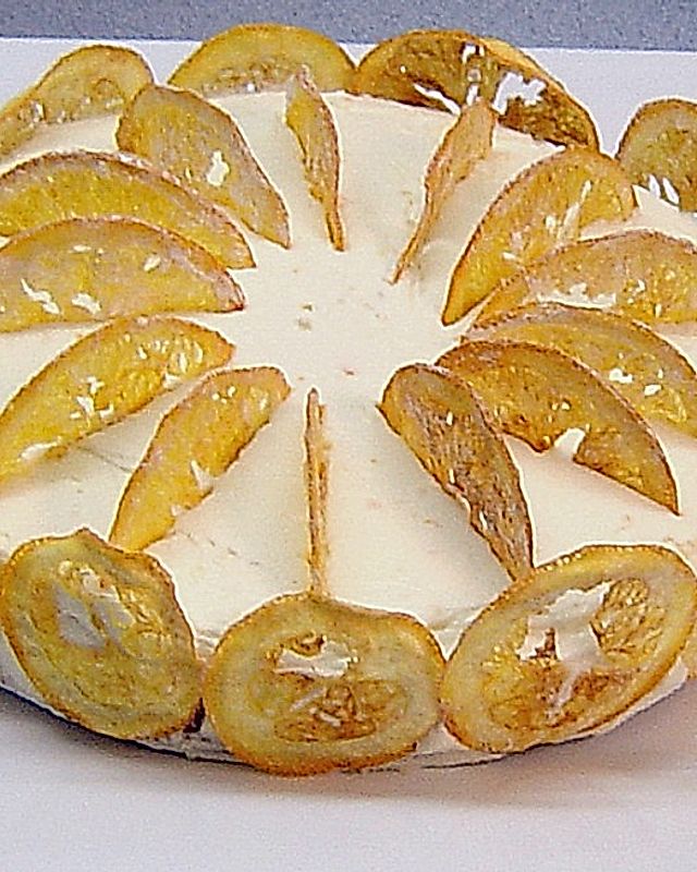 Orangen - Ingwer - Sahne - Torte