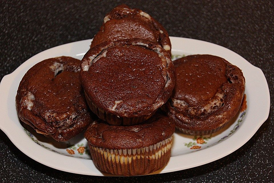 Schokoladen - Käsekuchen - Muffins