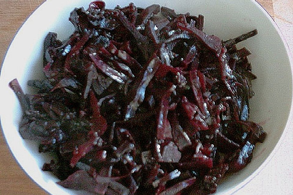 Rotkohl mit Holundersaft
