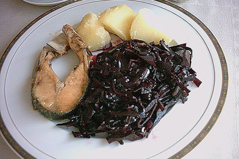 Rotkohl mit Holundersaft