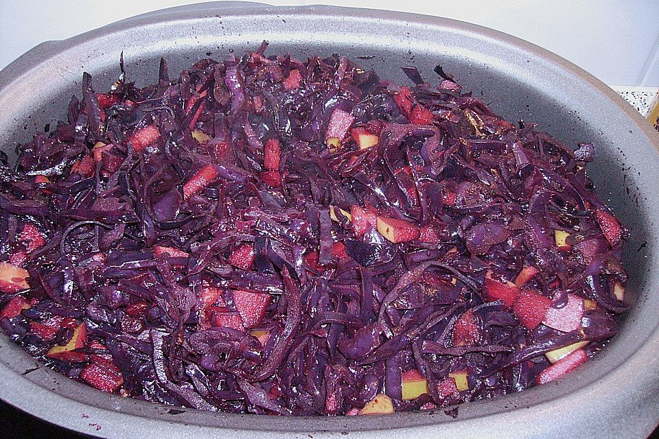Rotkohl mit Holundersaft