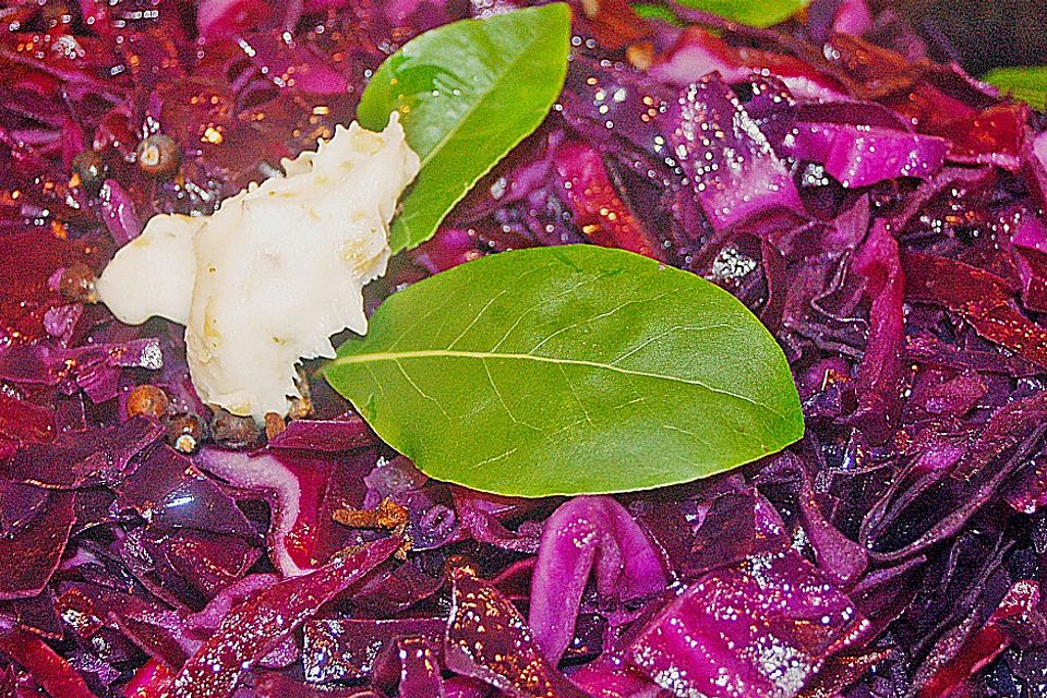 Rotkohl mit Holundersaft