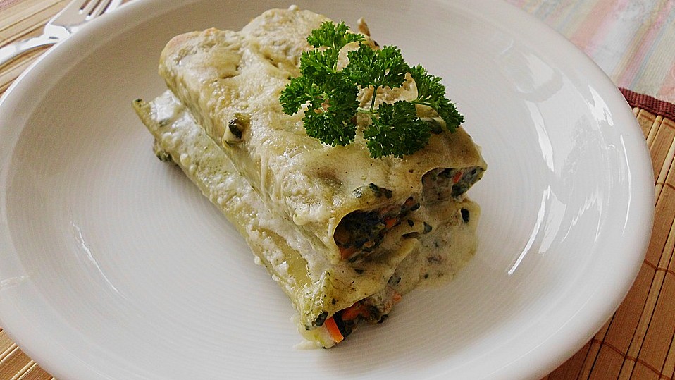 Vegetarische Gemüse - Pilz - Cannelloni von schnuebi Vegetarische Gemüse - Pilz - Cannelloni von schnuebi