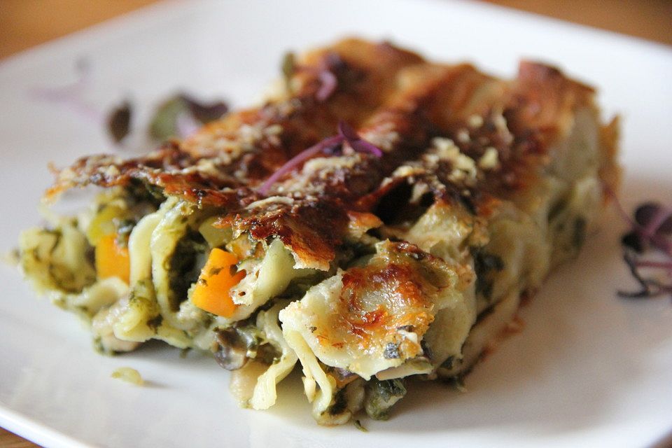 Vegetarische Gemüse - Pilz - Cannelloni