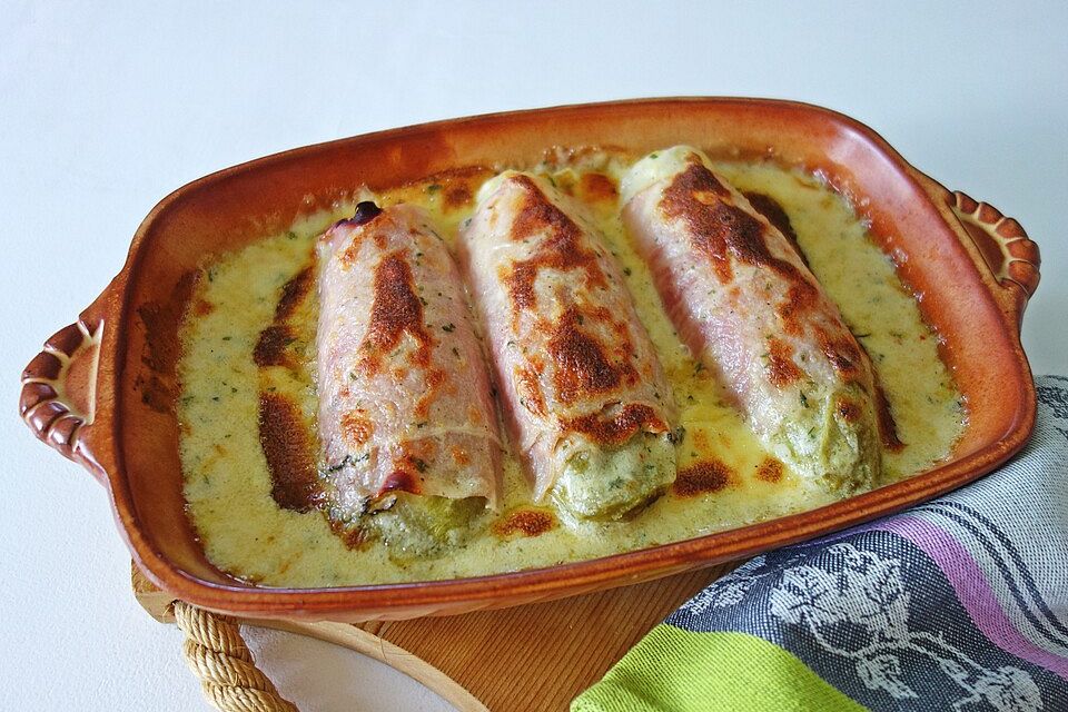 Chicoréegratin mit Schinken Chicoréegratin mit Schinken