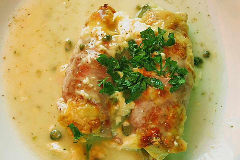 Chicoréegratin mit Schinken Chicoréegratin mit Schinken