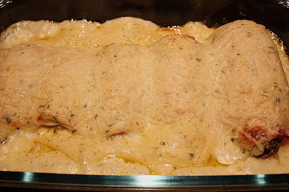 Chicoréegratin mit Schinken Chicoréegratin mit Schinken