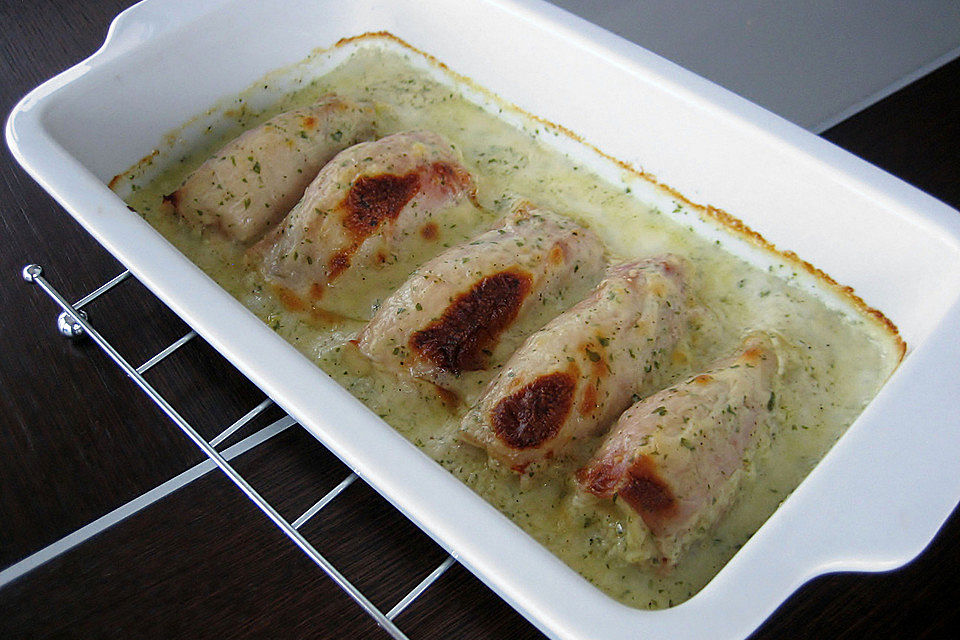 Chicoréegratin mit Schinken Chicoréegratin mit Schinken