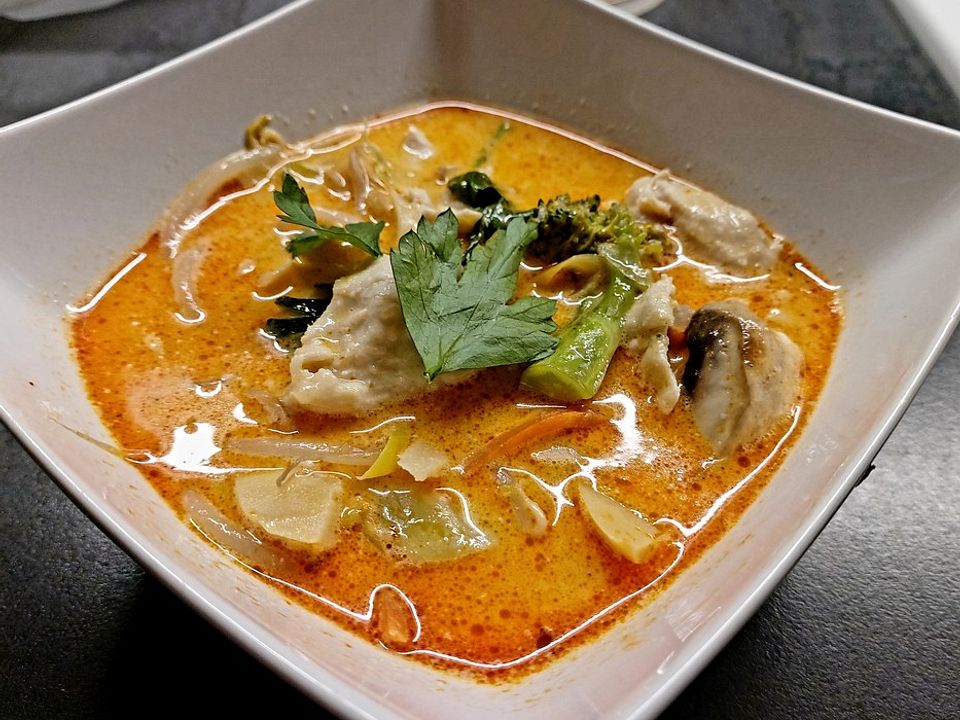 Tom Kha Gai - Thailändische Hühnersuppe von Thainetti | Chefkoch