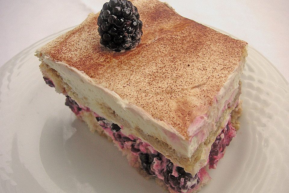 Brombeer-Tiramisu